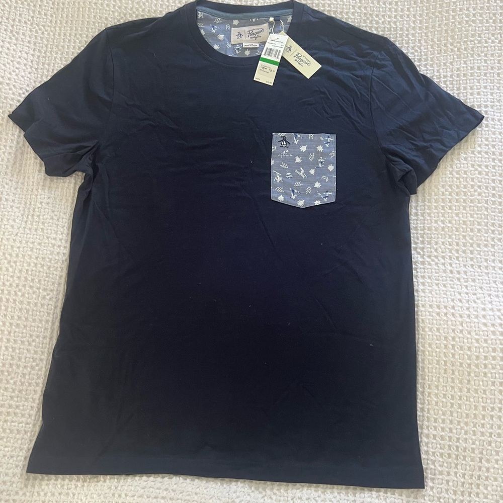 Penguin Blue Large Tshirt